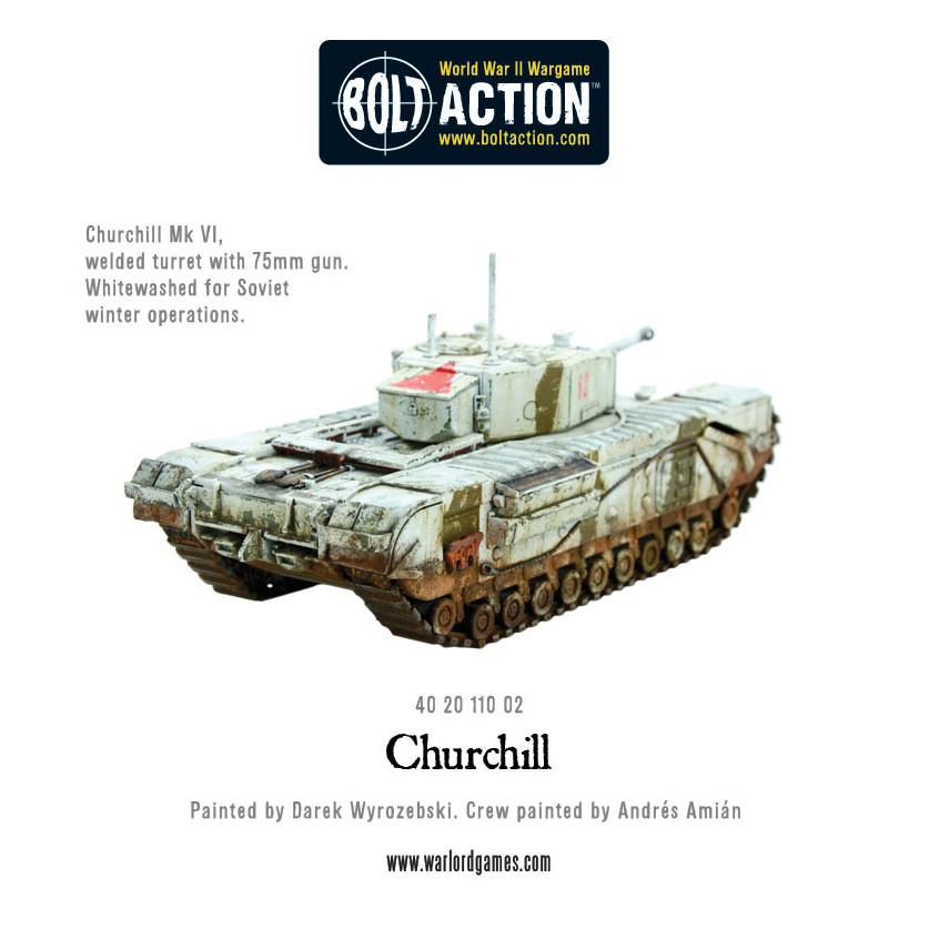 Warlord Games Churchill Tank Scale Model