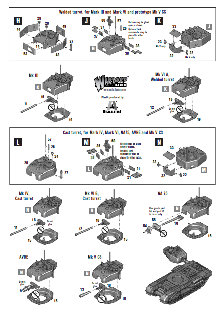 Warlord Games Churchill Tank Scale Model