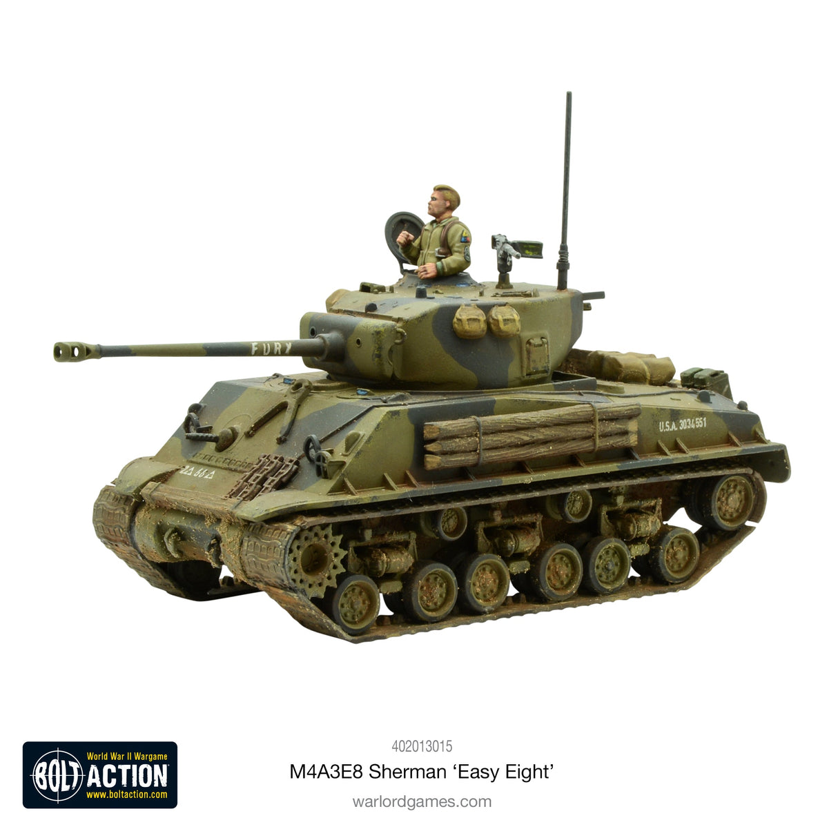 Warlord Games M4A3E8 Sherman Easy Eight Scale Model