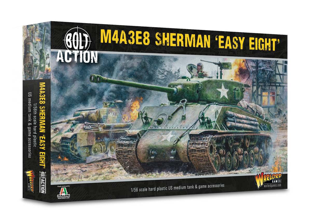 Warlord Games M4A3E8 Sherman Easy Eight miniatiūra