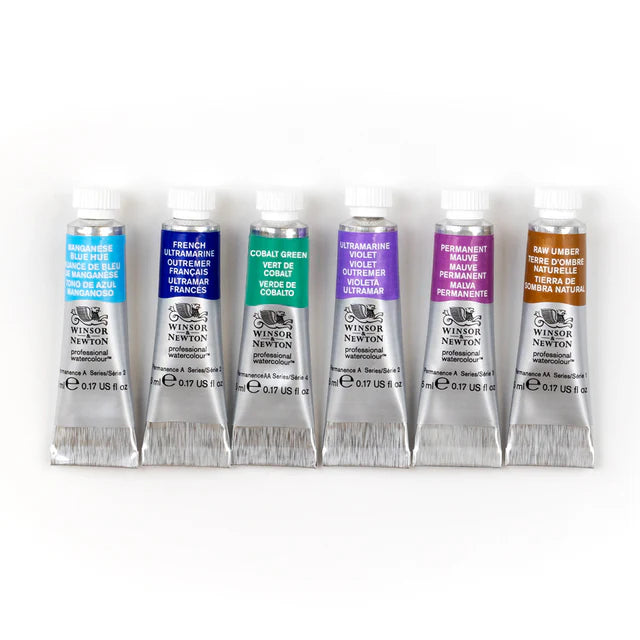 Winsor & Newton Professional akvarelės tūbelėse rinkinys Granulating, 6x5 ml