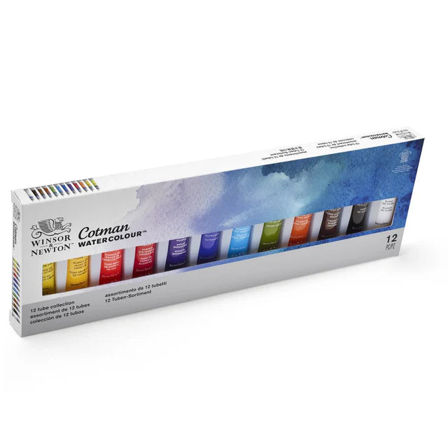 Winsor & Newton Cotman akvarelės rinkinys tūbelėse, 12x8 ml