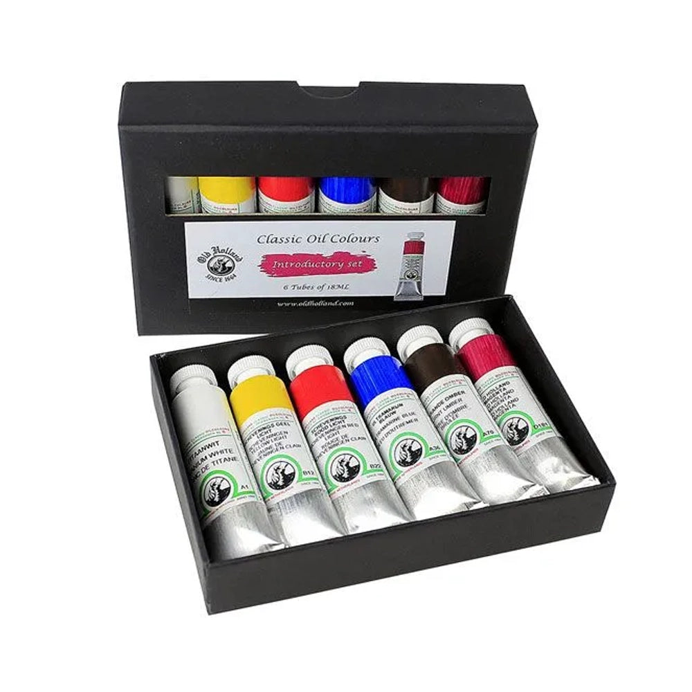 Old Holland aliejinių dažų įvadinis rinkinys, 6 spalvos