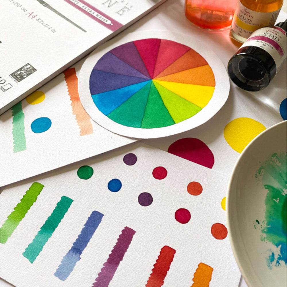 Jacques Herbin Éclats dažų pagrindo akvarelinis pigmentuotas rašalas