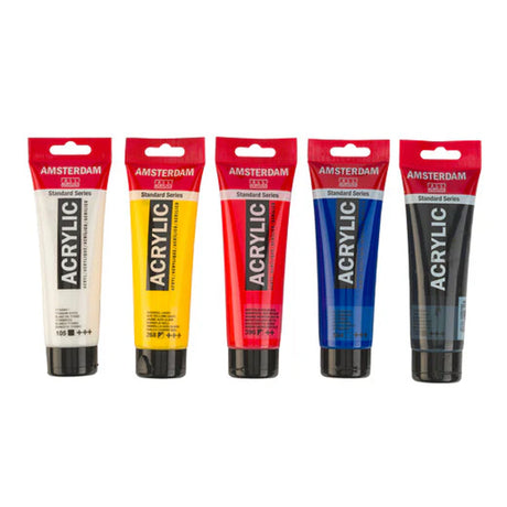 Amsterdam akrilinių dažų rinkinys, 5x120 ml