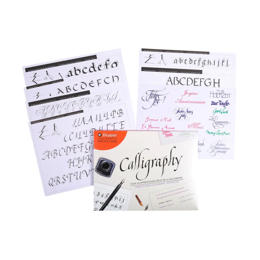 Brause Calligraphy Learning Pack, 10 sheets