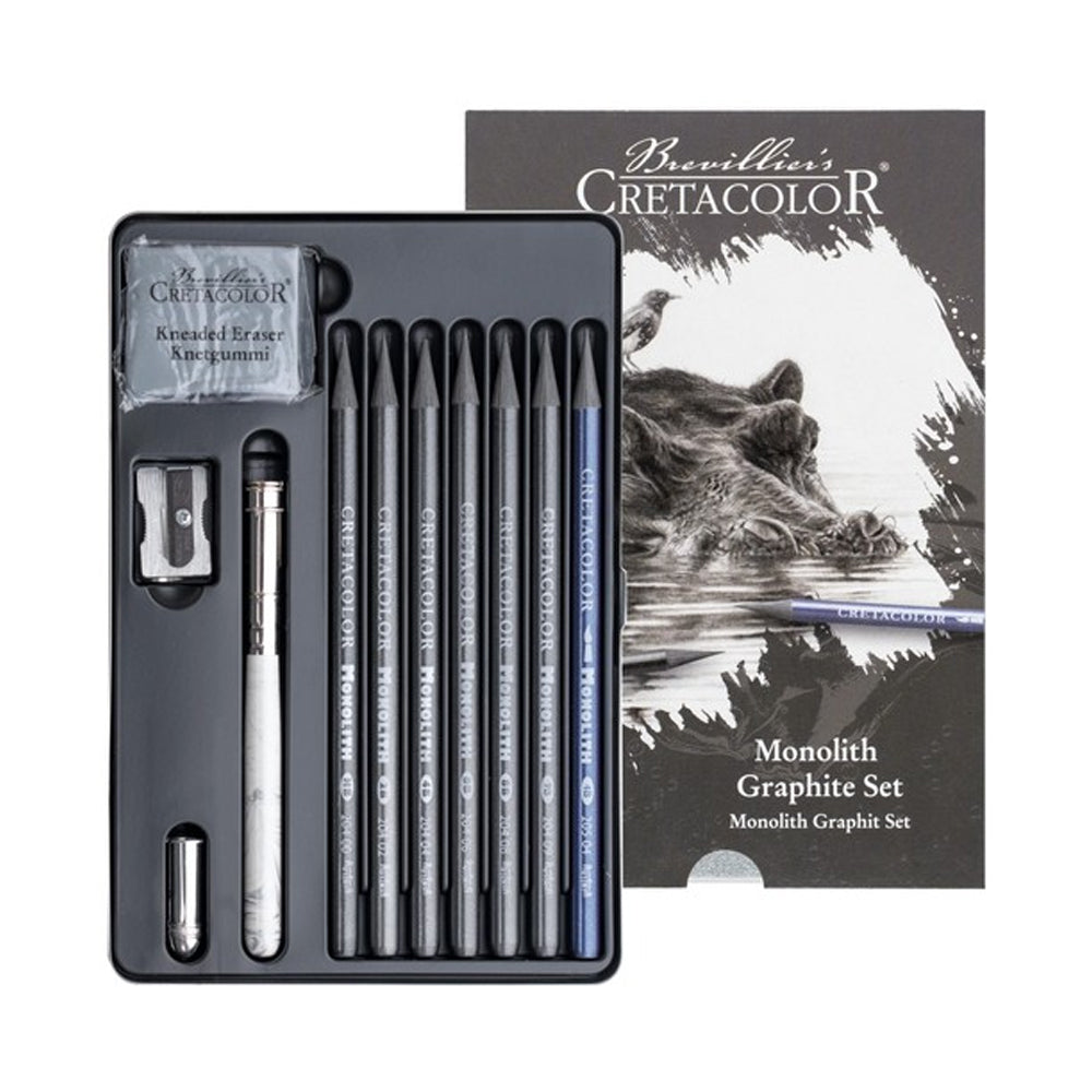 Cretacolor Monolith Box grafito rinkinys, 11 vnt.