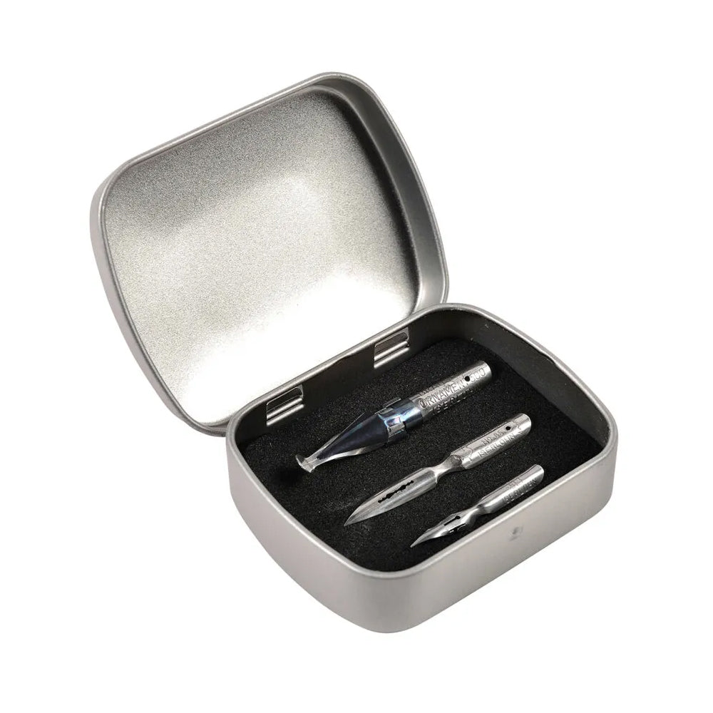 Brause dėžutė su 6 metalinėmis piešimo plunksnomis