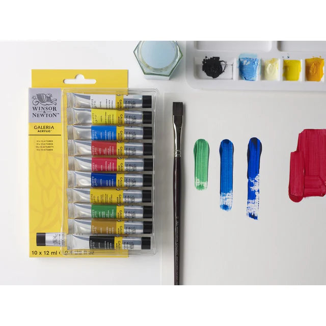 Winsor & Newton Galeria akrilinių dažų rinkinys, 10x12 ml