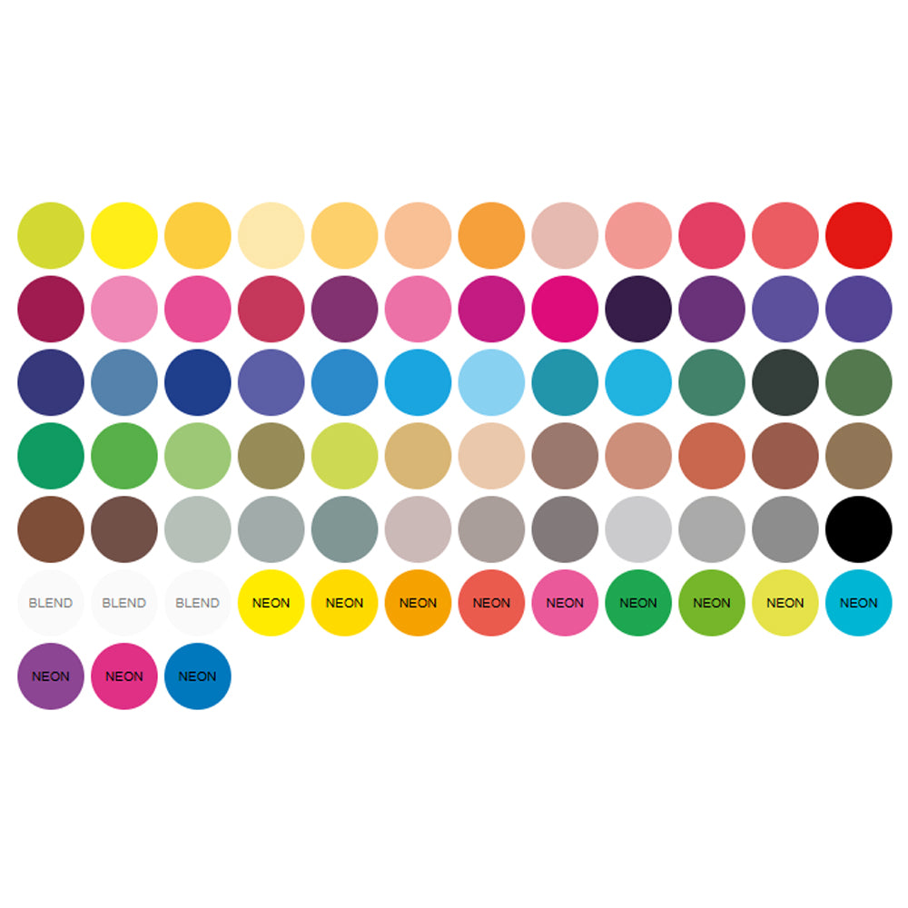 Karin Realbrush PRO | Mega Box PLUS markerių rinkinys | 72 spalvos + 3 blenderiai