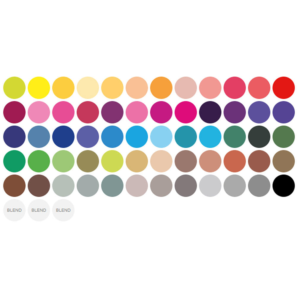 Karin Realbrush PRO | Mega Box markerių rinkinys | 60 spalvų + 3 blenderiai