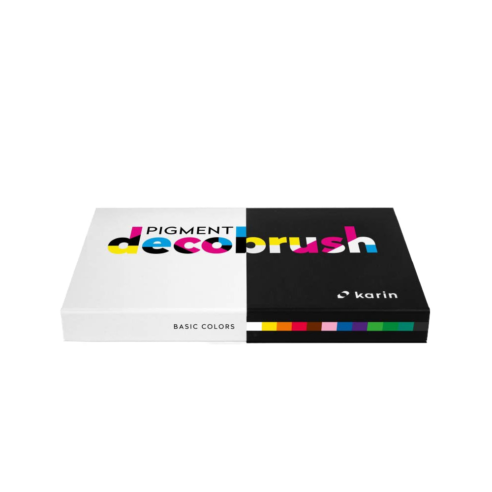 Karin Pigment Decobrush pagrindinių spalvų rinkinys | 12 spalvų