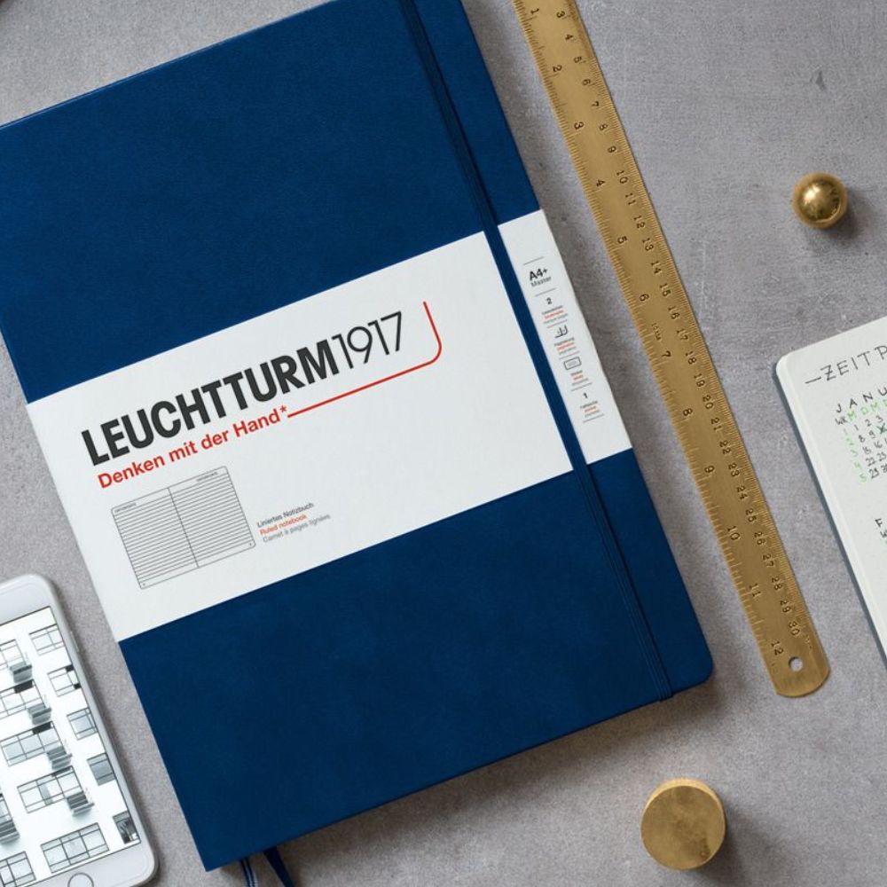 Leuchtturm1917 užrašų knygelė, Master Classic (A4+), kietu viršeliu, 235 pus.