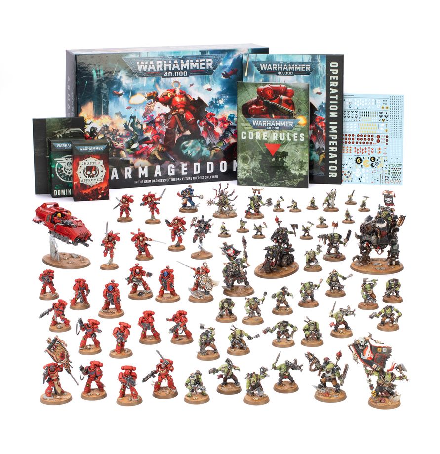 Warhammer 40,000 Armageddon miniatiūrų žaidimo rinkinys