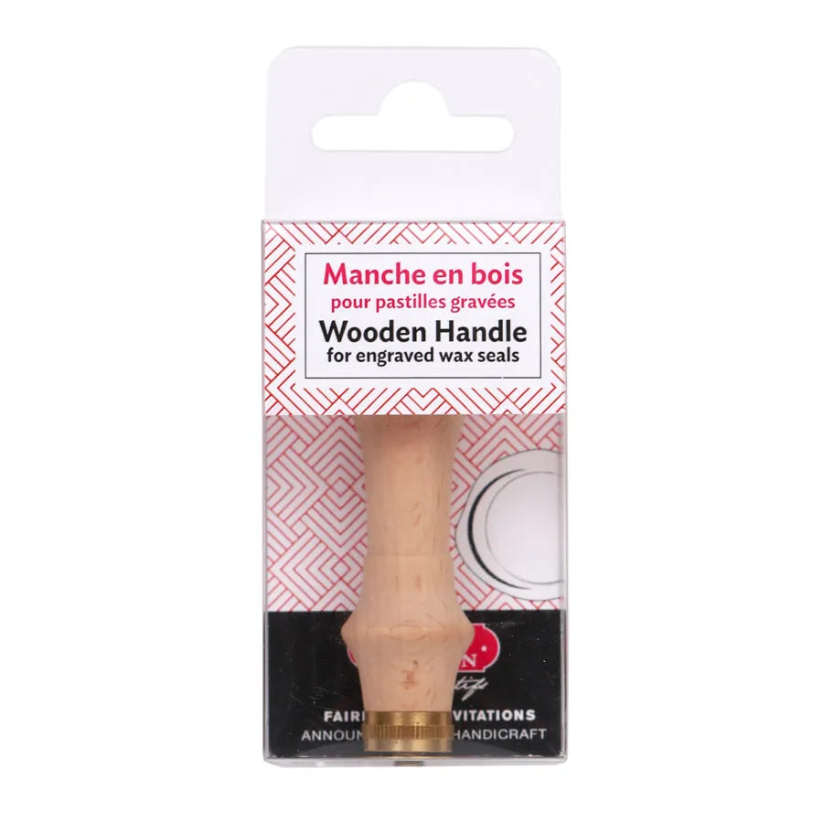 Jacques Herbin Wooden Handle for Sealing Wax Seals, Natural