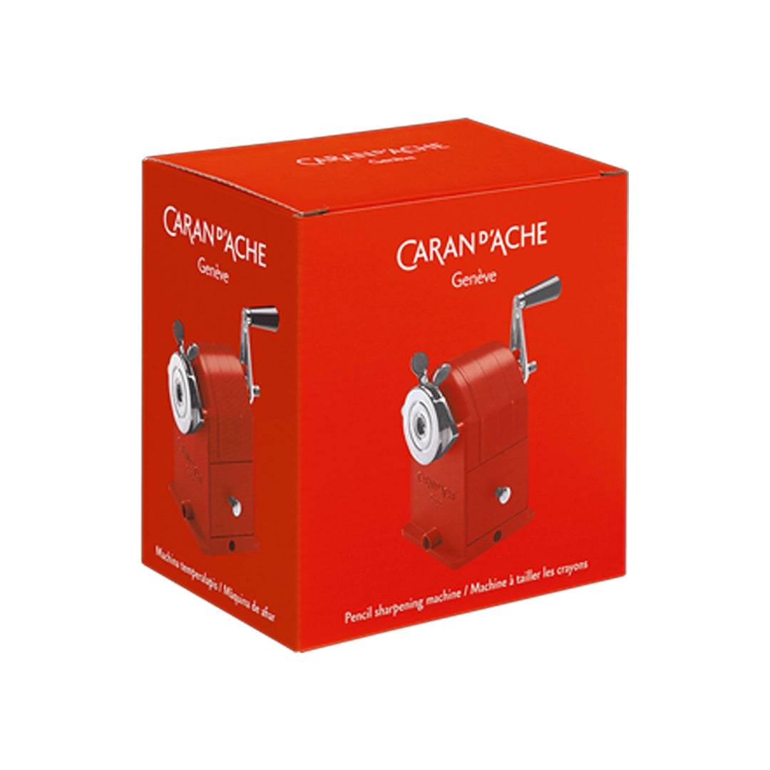 Caran d'Ache metalinis stalinis drožtukas pieštukams