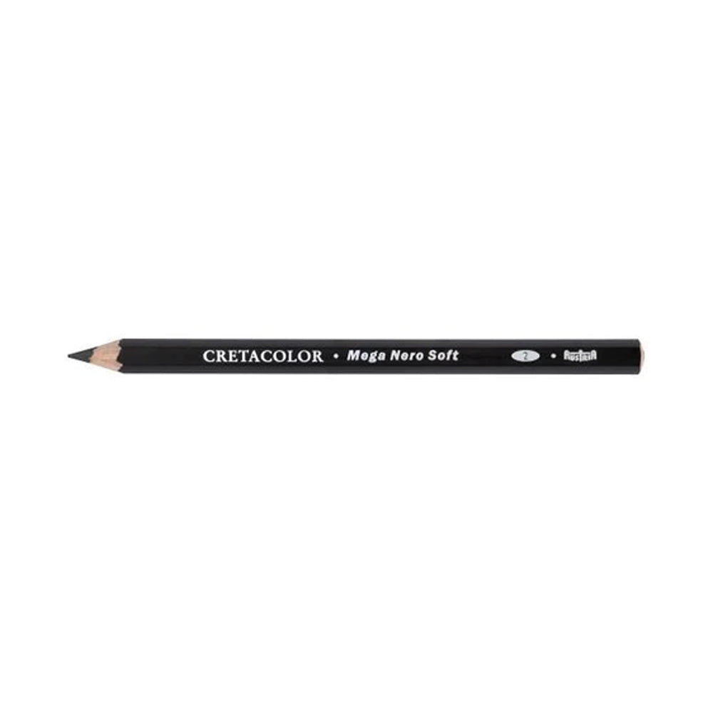 Cretacolor Mega Artist Nero aliejinis pieštukas, minkštas