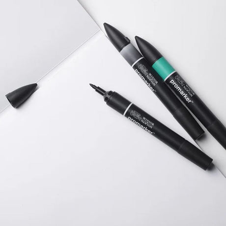 Winsor & Newton Heavyweight Bleedproof popieriaus bloknotas piešimui su markeriais, 160 gsm