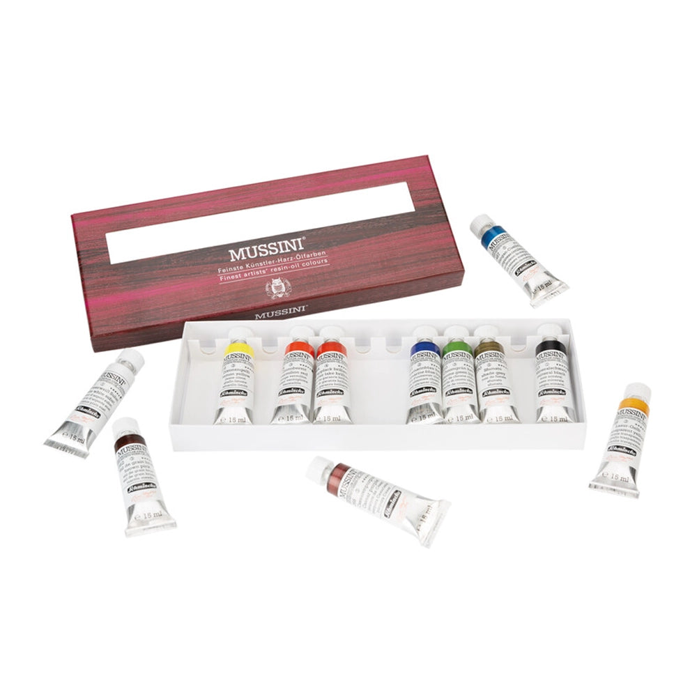 Schmincke Mussini aliejinių dažų rinkinys, 12x15 ml
