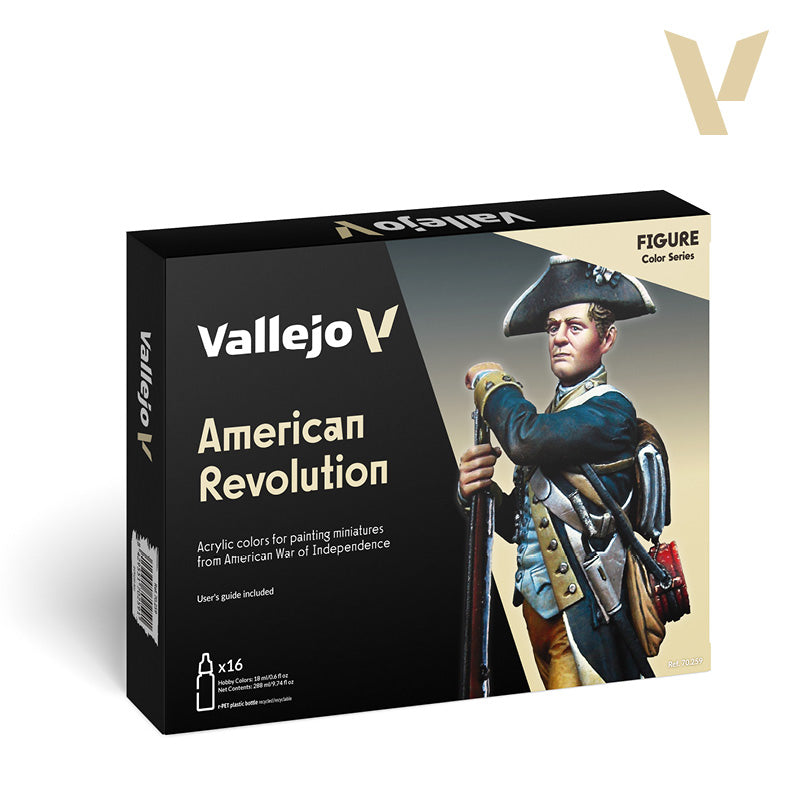 Vallejo Model Color American Revolution akrilinių dažų rinkinys, 16x18 ml