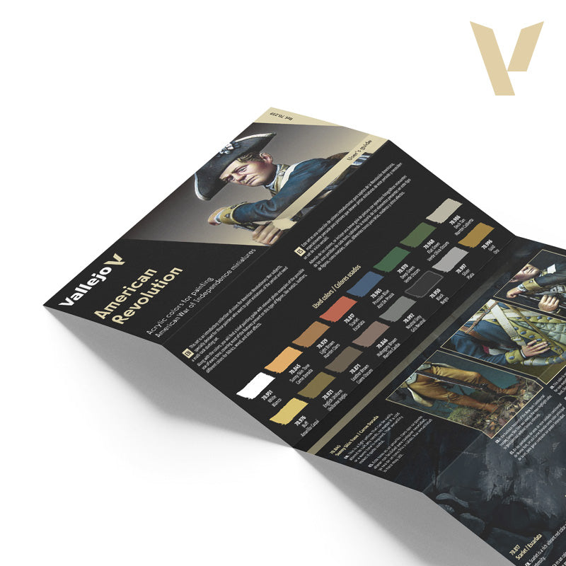 Vallejo Model Color American Revolution akrilinių dažų rinkinys, 16x18 ml