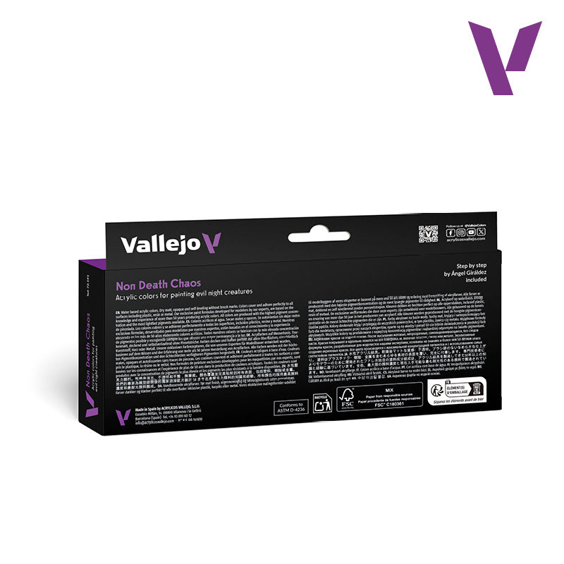 Vallejo Game Color Non Death Chaos dažų rinkinys 8x18 ml