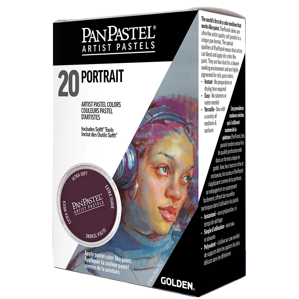 PanPastel rinkinys portretų tapybai pastelėmis, 20 vnt.