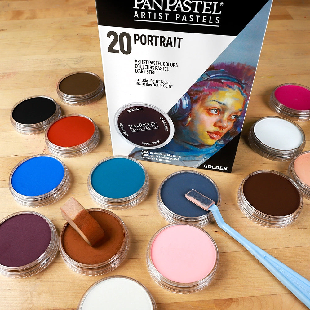 PanPastel rinkinys portretų tapybai pastelėmis, 20 vnt.