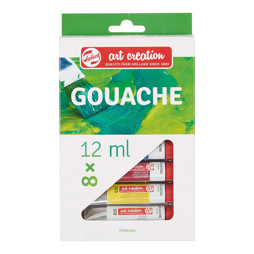 Talens Art Creation Gouache Set, 8x12 ml