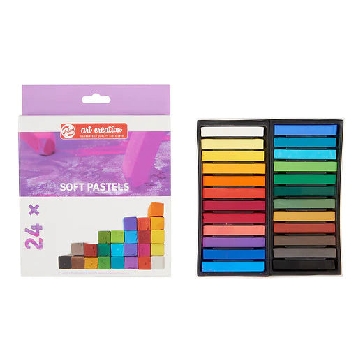 Talens Art Creation minkštų pastelių rinkinys, 24 spalvos
