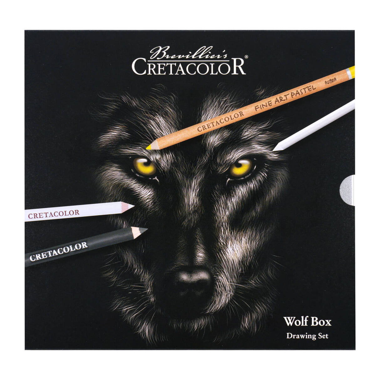 Cretacolor Wolf Box piešimo priemonių rinkinys, 25 vnt.