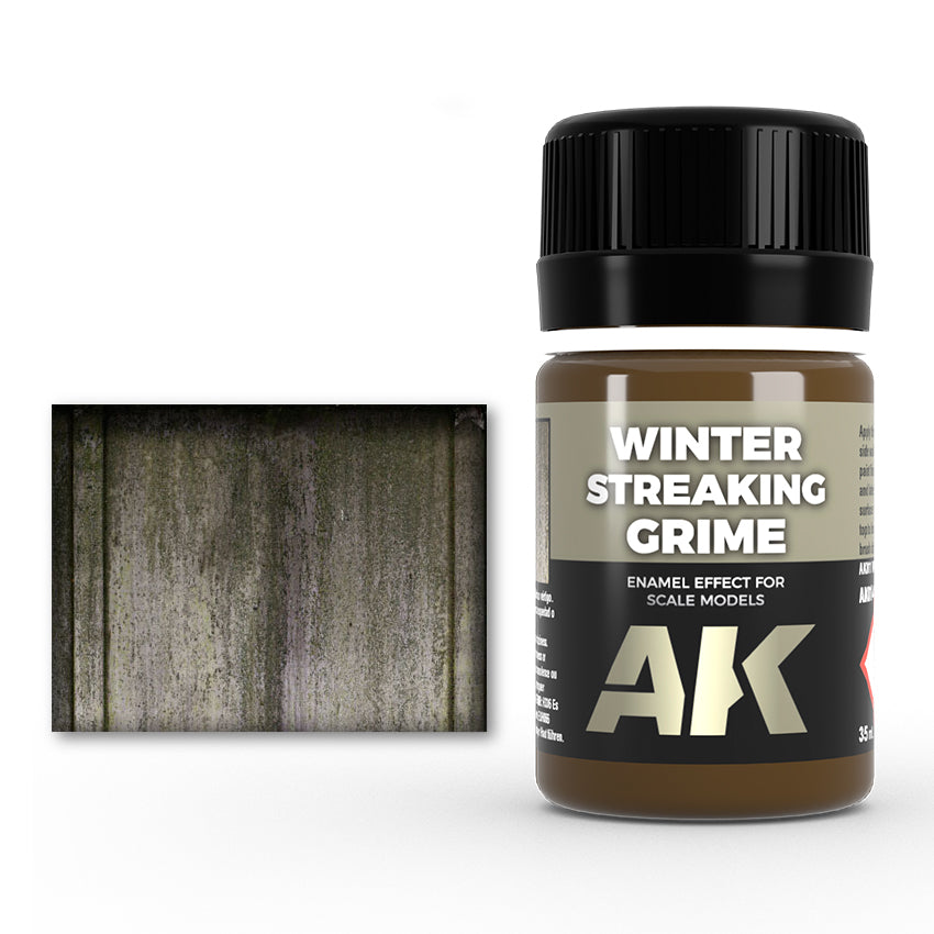 AK Interactive Winter Streaking Grime efekto dažai, 35 ml