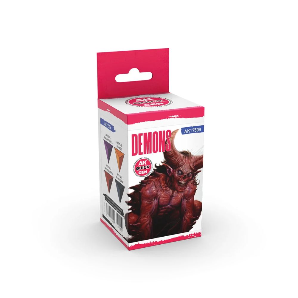 AK Interactive Demons Quick Gen rinkinys, 4×18 ml