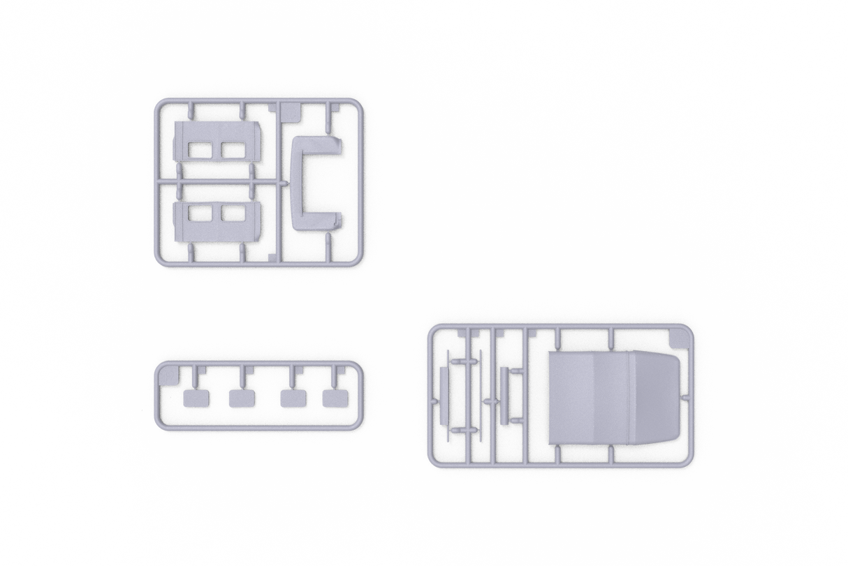 AK Interactive FJ43 SUV su minkštu viršumi IDF & LAF surenkamas modelis, 1:35