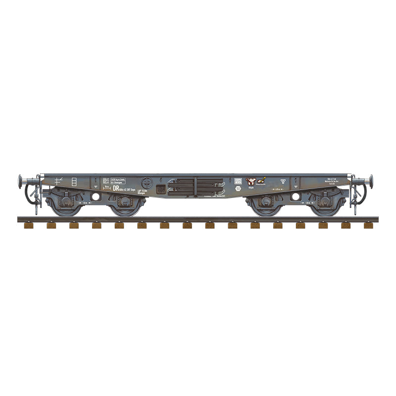 AK Interactive German Railway Schwerer Plattformwagen Type SSys platforminio vagono surenkamas modelis, 1:35