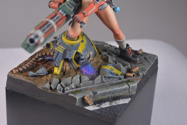 AK Interactive Pink & Blue Tufts dekoratyvinės žolės kuokšteliai, 4,5 mm