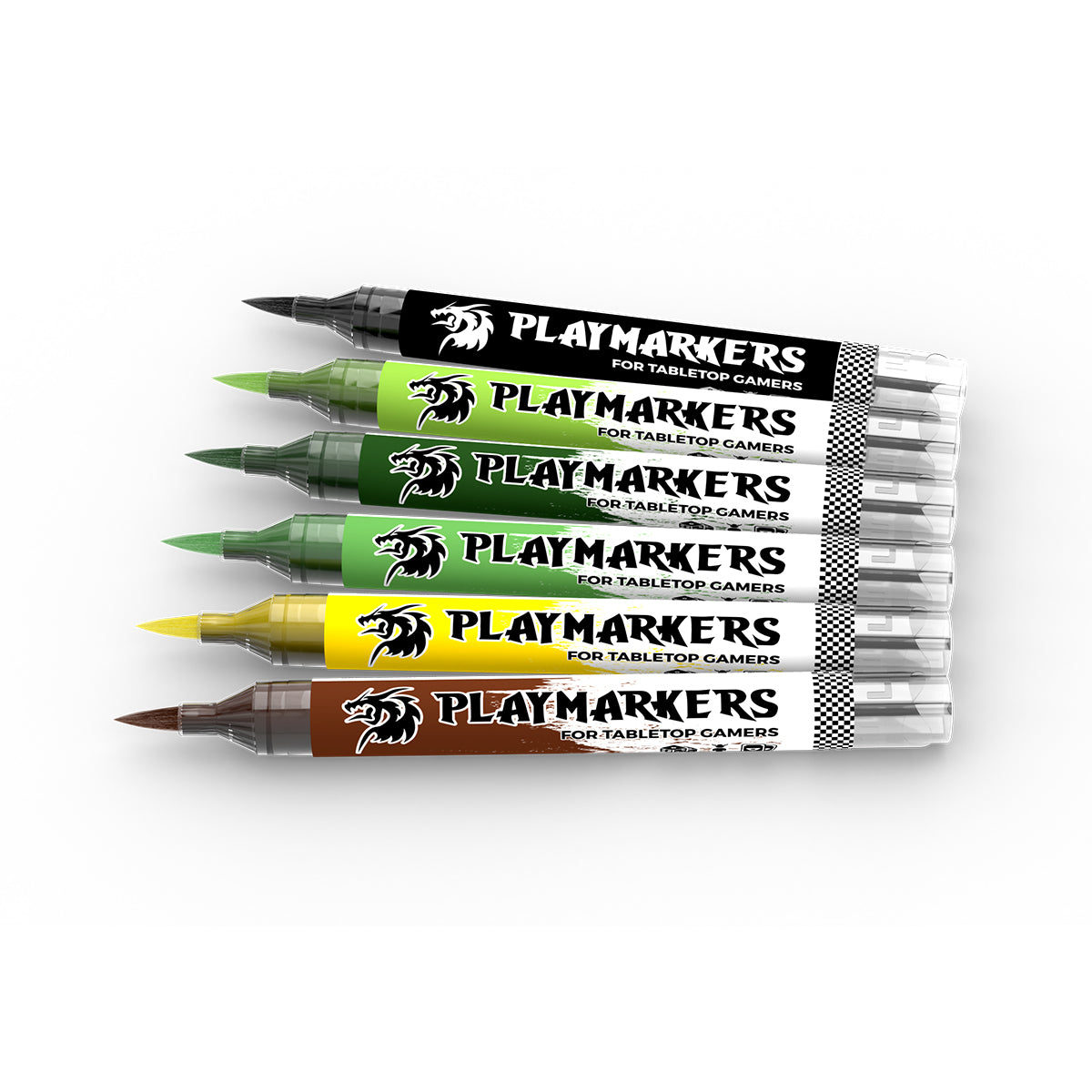 AK Interactive Playmarkers Orcs & Goblins rinkinys, 6 markeriai