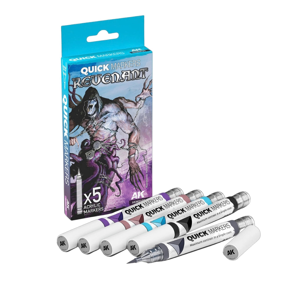 AK Interactive Quick Markers Revenant rinkinys, 5 markeriai