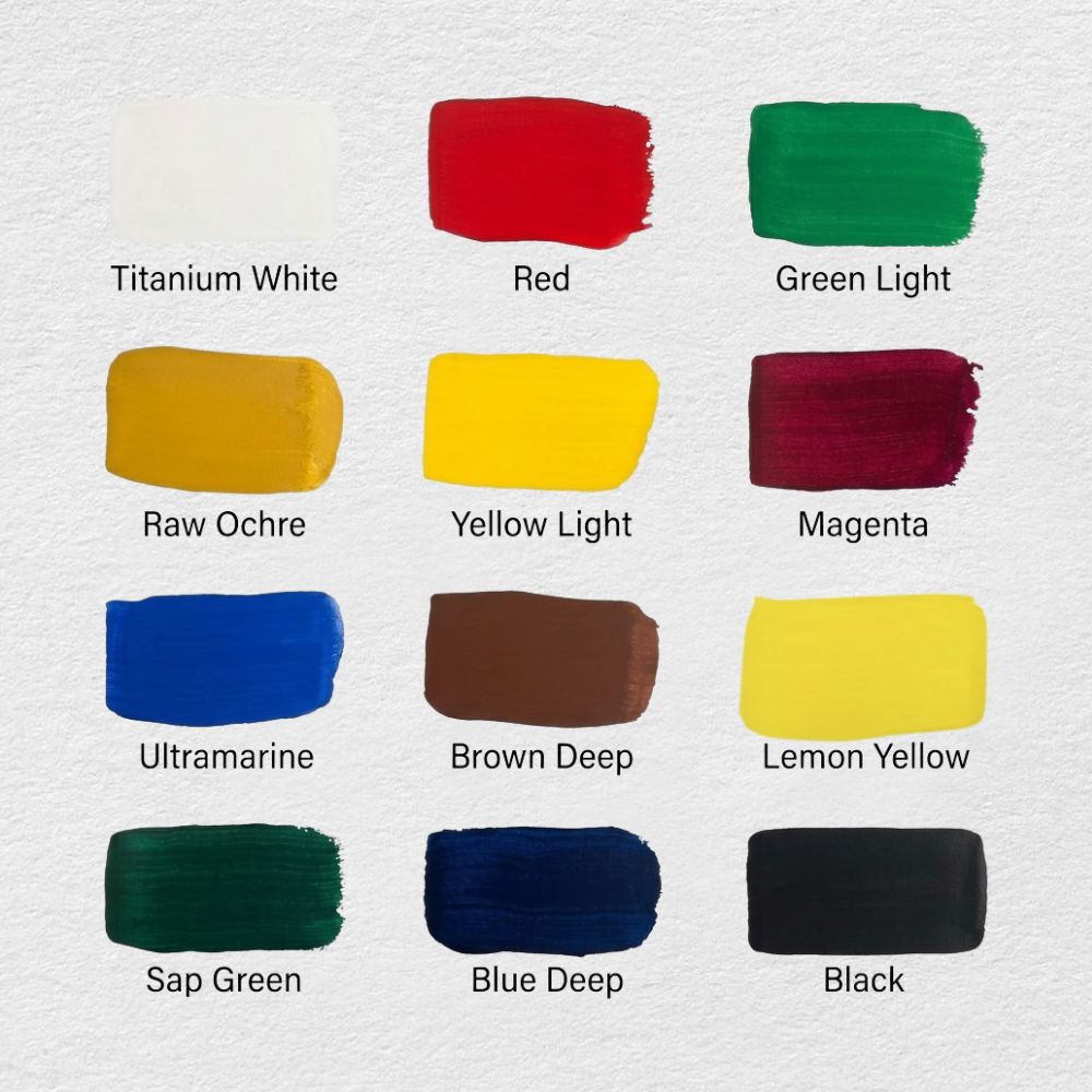 Art Spices Studio Gouache Essential Set, 12x20 ml