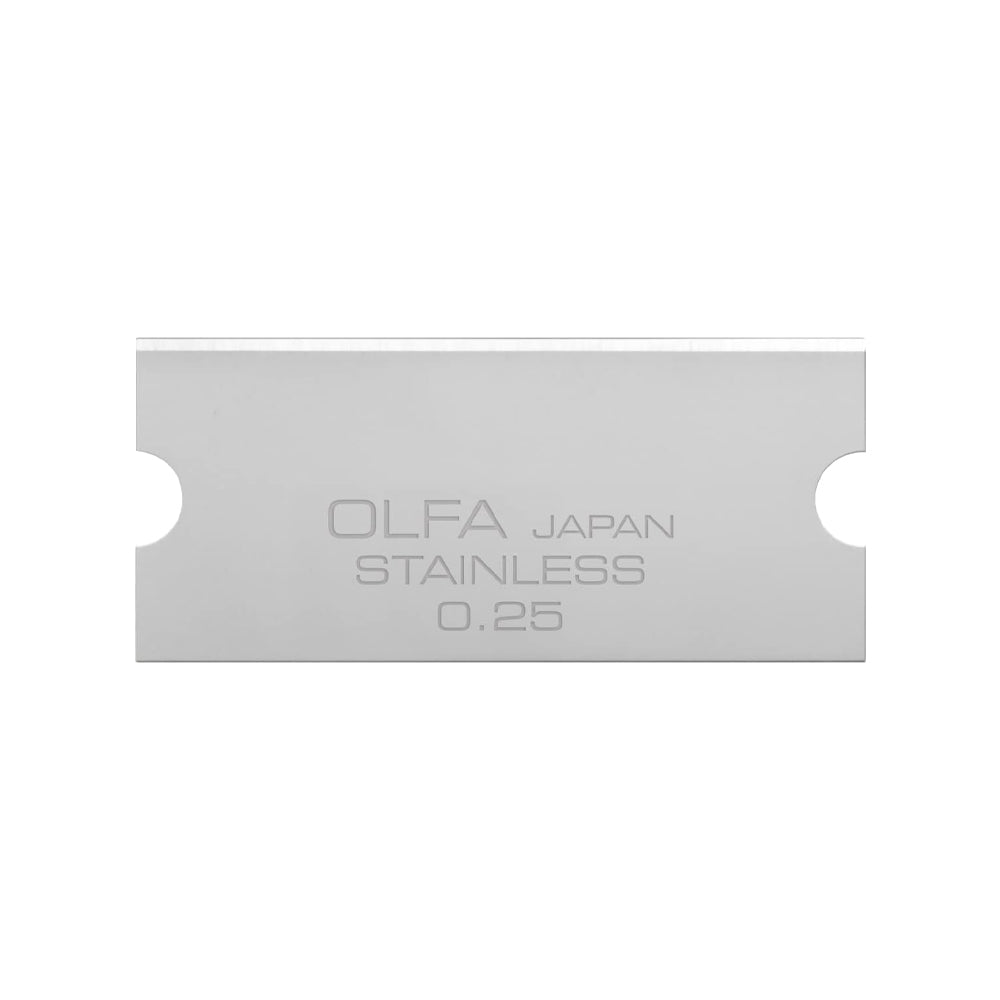 Olfa nerūdijančio plieno grandiklio atsarginiai peiliukai, 40 mm, 6 vnt.