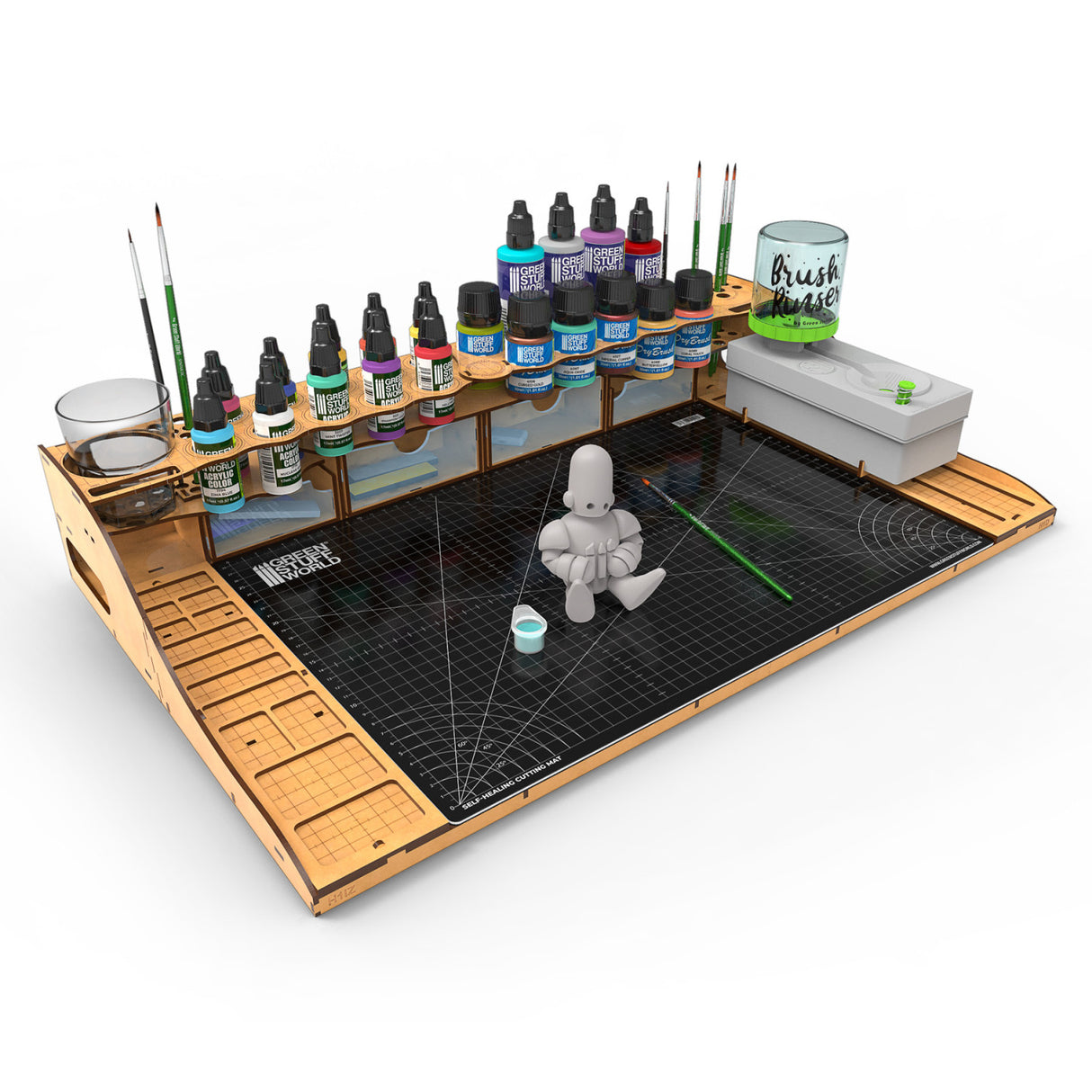 Green Stuff World Paint Station with Cutting Mat