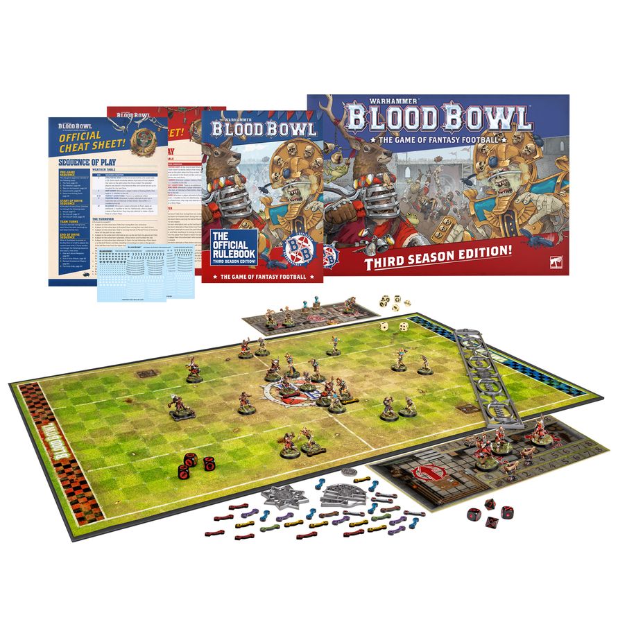 Warhammer Blood Bowl Third Season Edition fantastinis futbolo žaidimas
