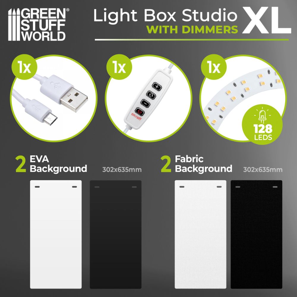 Green Stuff World Lightbox Studio XL šviesos dėžė fotografavimui