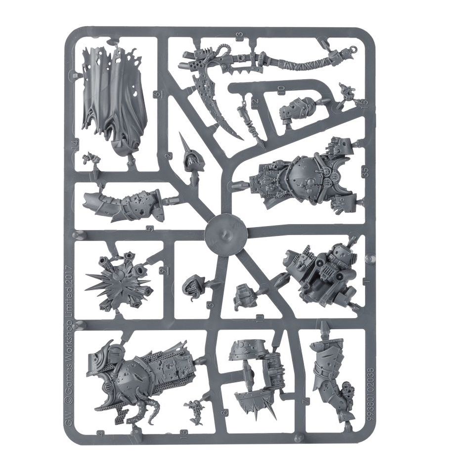 Warhammer 40,000 Death Guard: Deathshroud Bodyguard miniatiūrų surinkimo rinkinys