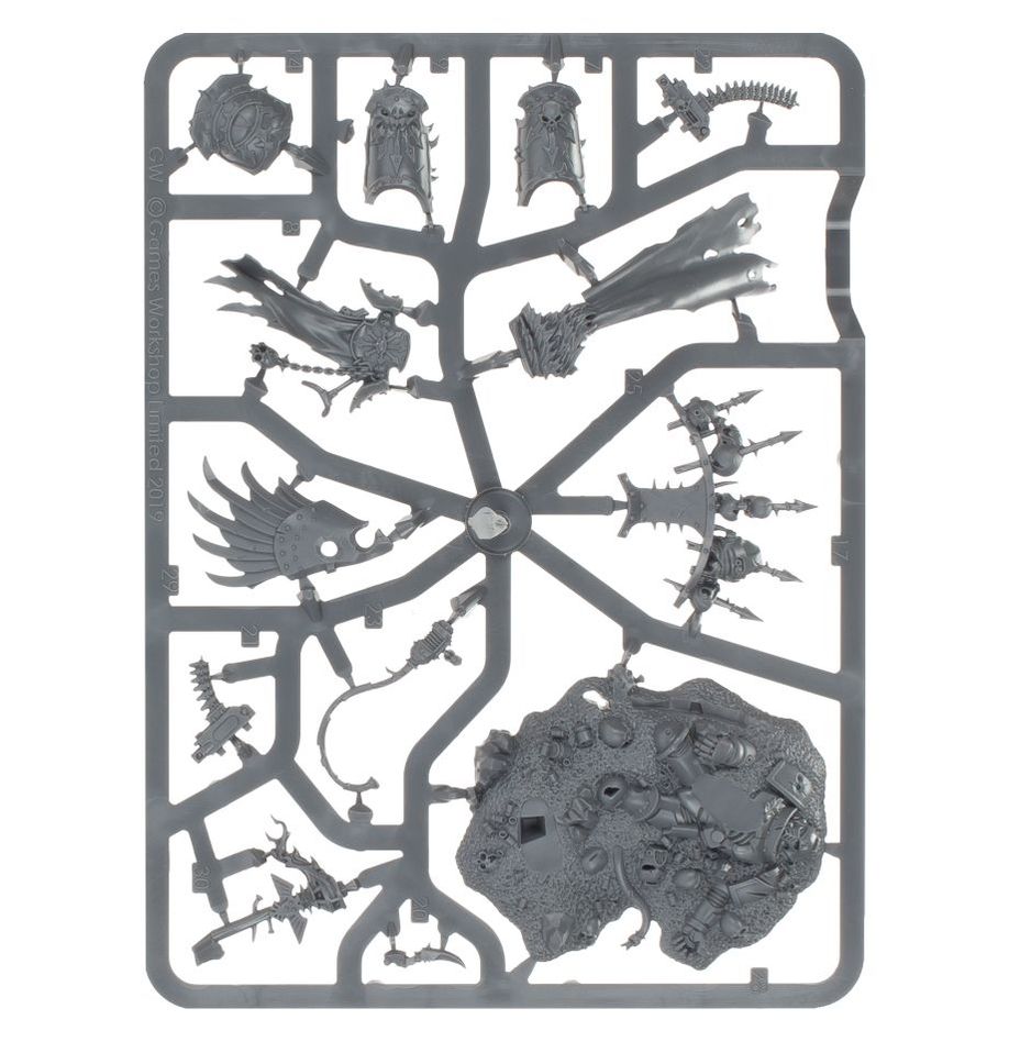 Warhammer 40,000 Abaddon the Despoiler miniatiūros surinkimo rinkinys