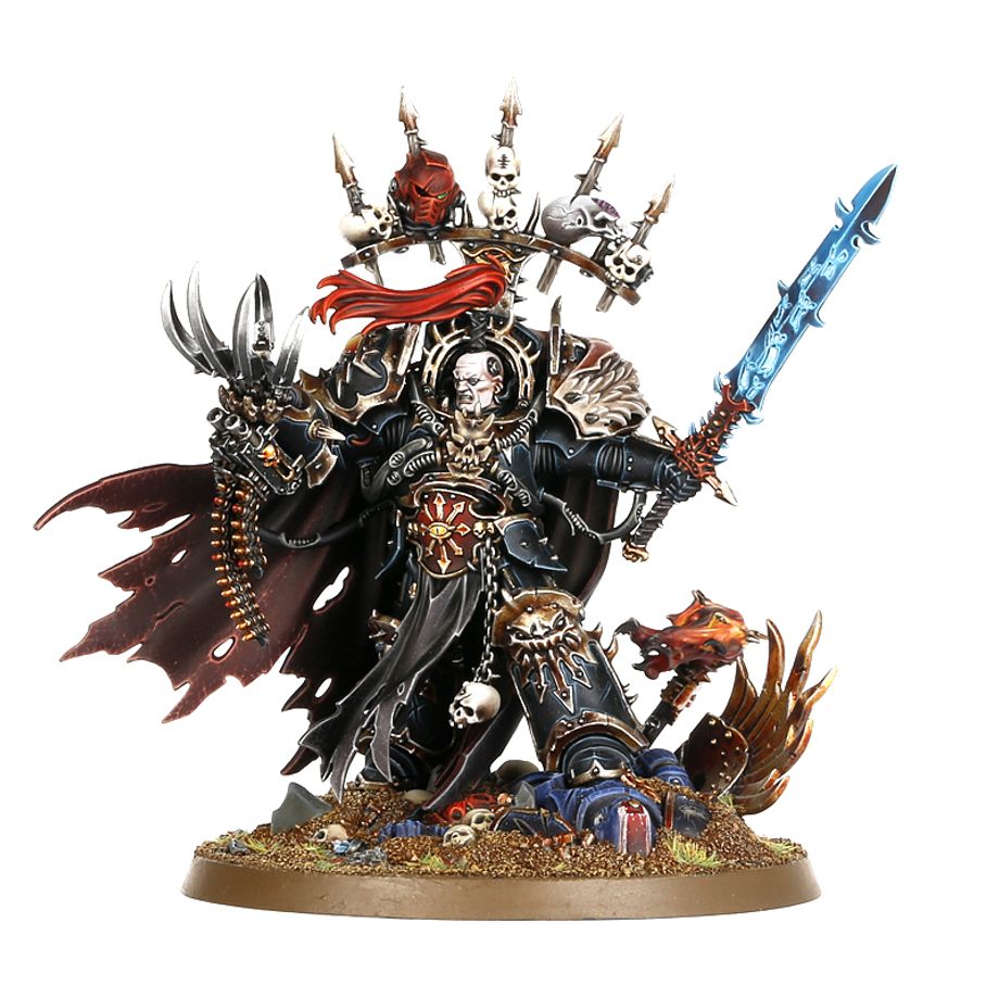 Warhammer 40,000 Abaddon the Despoiler miniatiūros surinkimo rinkinys