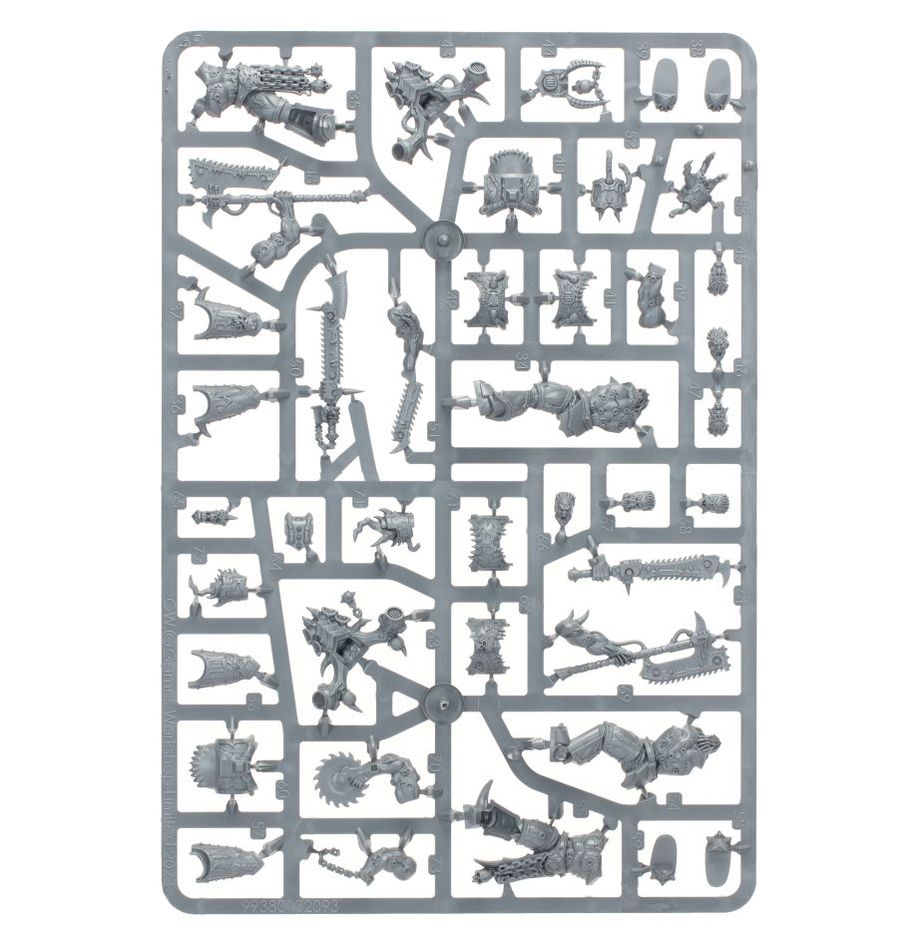 Warhammer 40,000 World Eaters: Exalted Eightbound miniatiūrų surinkimo rinkinys