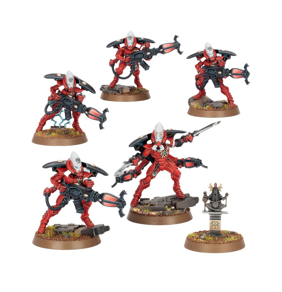 Warhammer 40,000 Aeldari: Warp Spiders miniatiūrų surinkimo rinkinys