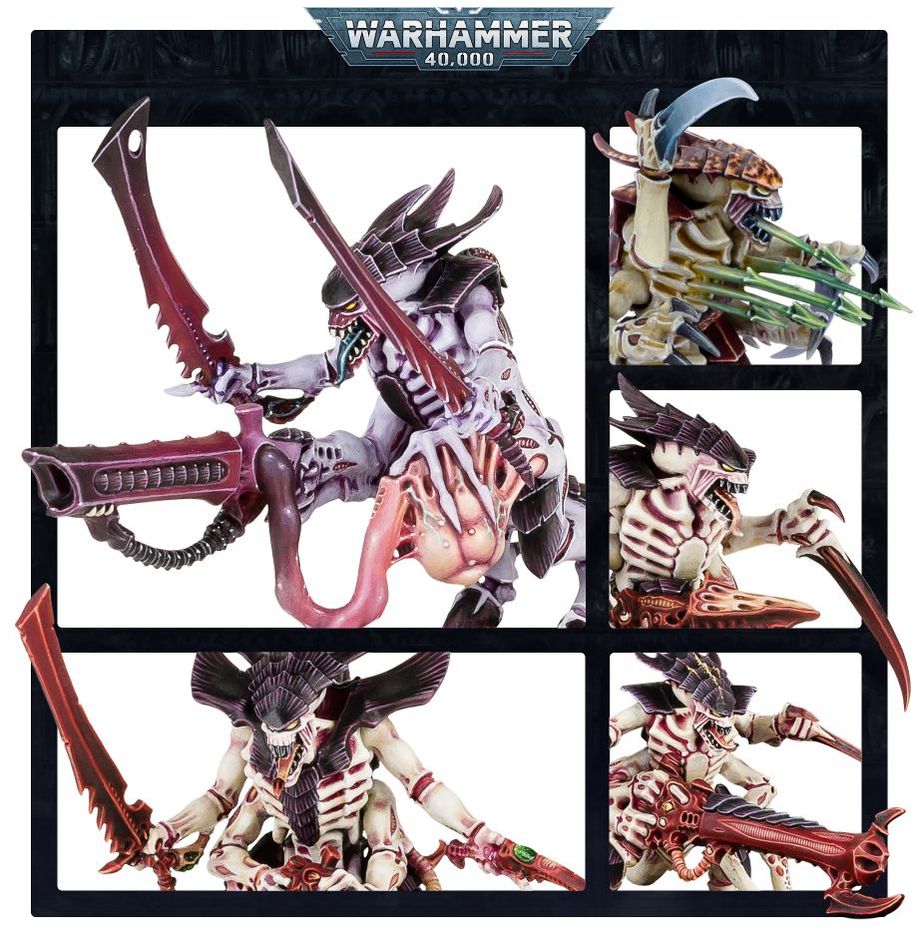 Warhammer 40,000 Tyranids: Warriors miniatiūrų surinkimo rinkinys