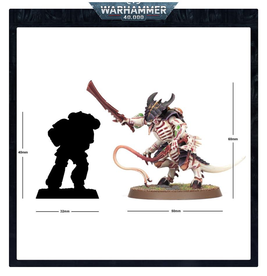 Warhammer 40,000 Tyranids: Warriors miniatiūrų surinkimo rinkinys